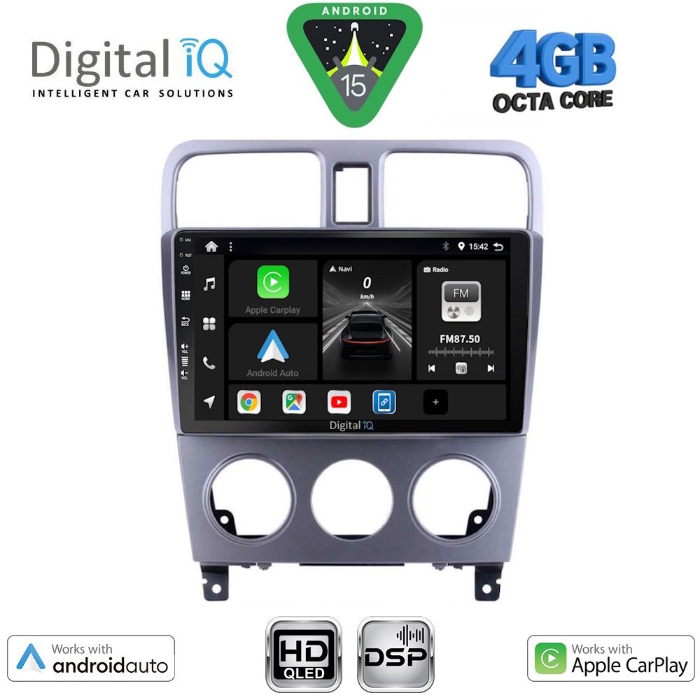 BXF6661_15 DIGITAL IQ BXF 16661_CPAA (9inc) MULTIMEDIA TABLET for SUBARU FORESTER mod. 2002-2008 - Image 1