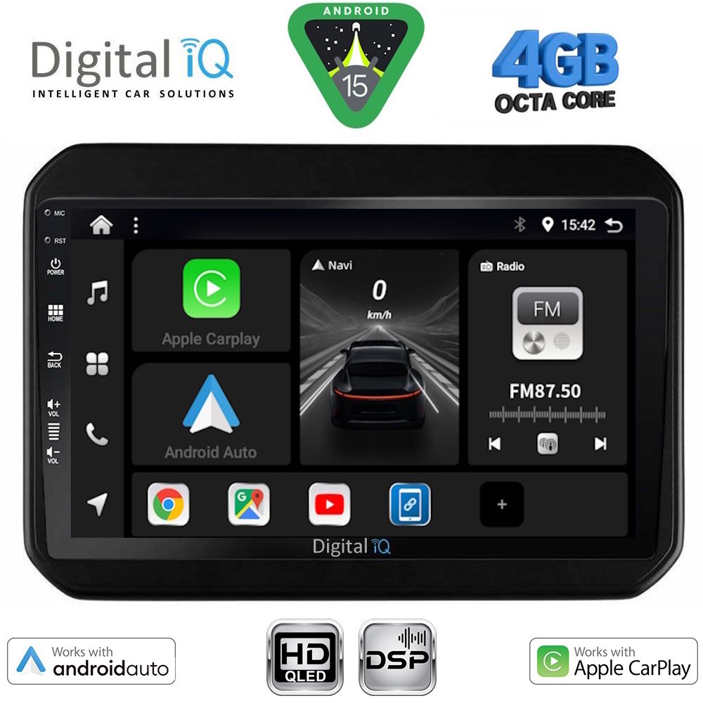 BXF6676_15 DIGITAL IQ BXF 16676_CPAA (9inc) MULTIMEDIA TABLET for SUZUKI IGNIS mod. 2016-2026 - Image 1