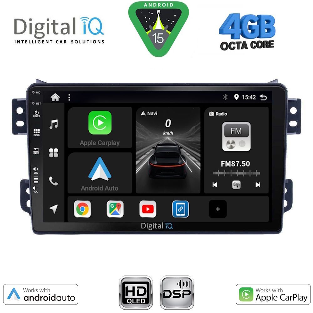BXF6682_15 DIGITAL IQ BXF 16682_CPAA (9inc) MULTIMEDIA TABLET for OPEL AGILA - SUZUKI SPLASH mod. 2008-2018 - Image 1