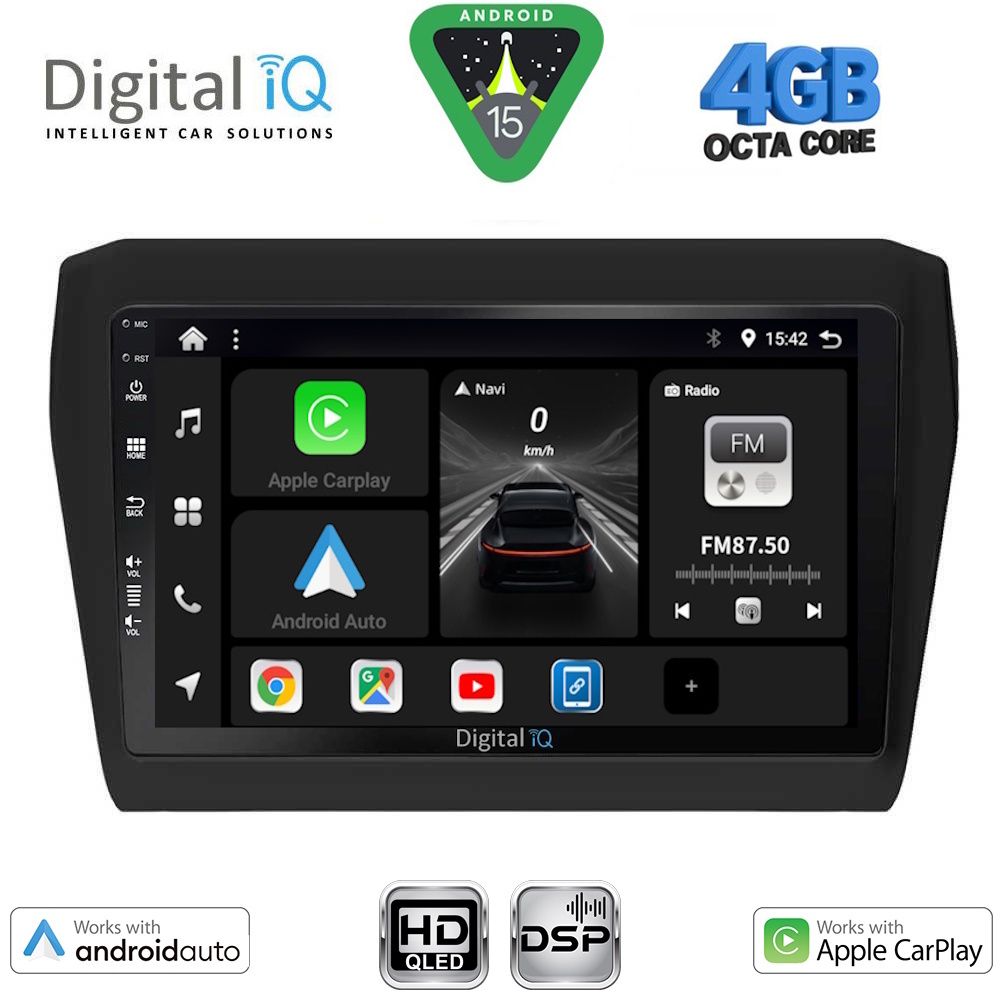 BXF6686_15 DIGITAL IQ BXF 16686_CPAA (9inc) MULTIMEDIA TABLET for SUZUKI SWIFT mod. 2017-2023 - Image 1