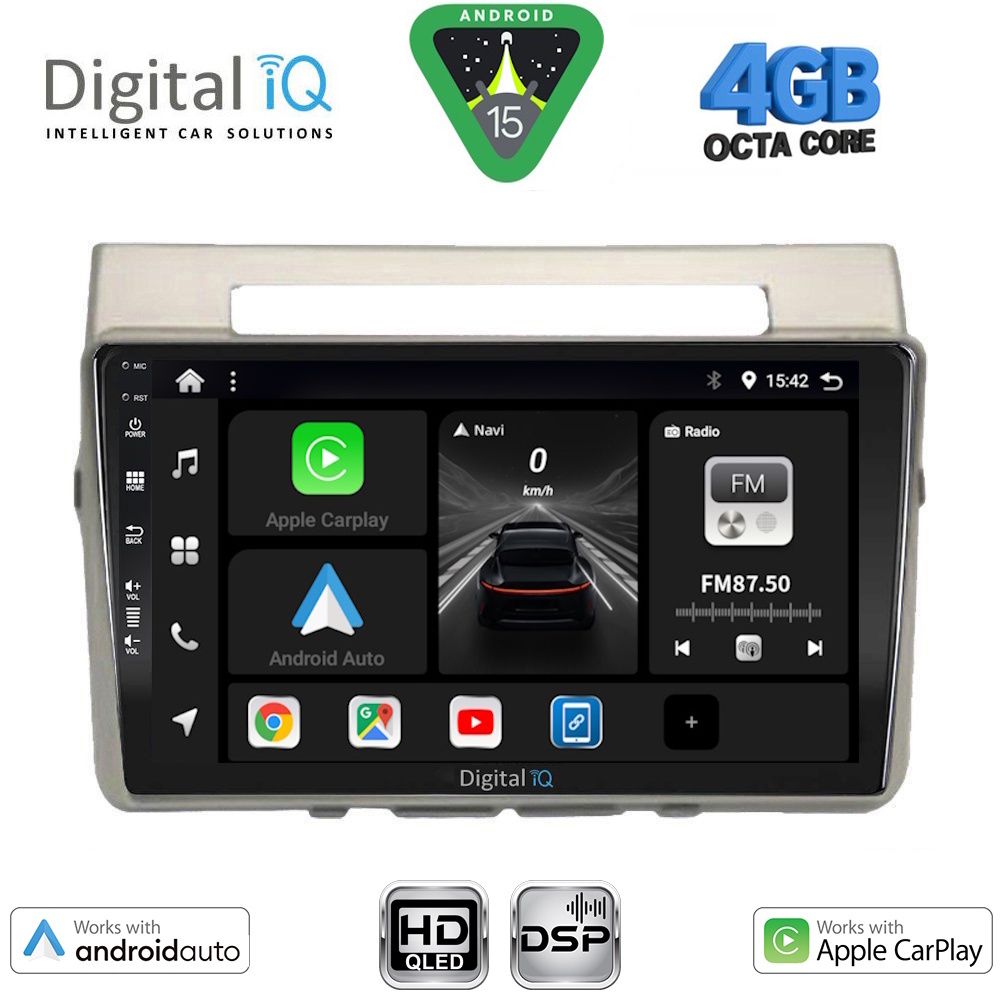 BXF6711_15 DIGITAL IQ BXF 16711B_CPAA (9inc) MULTIMEDIA TABLET for TOYOTA COROLLA VERSO mod. 2004-2009 - Image 1