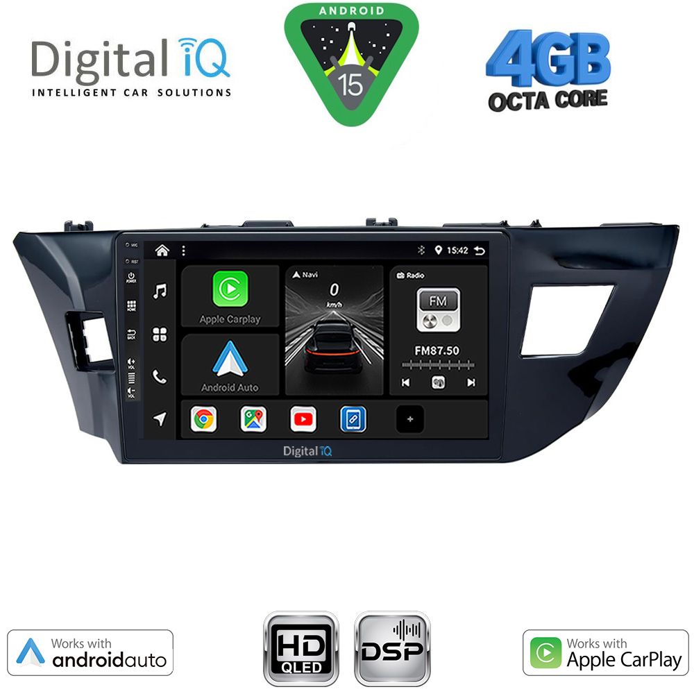 BXF6714MD_15 DIGITAL IQ BXF 16714MD_CPAA (10inc) MULTIMEDIA TABLET for TOYOTA COROLLA mod. 2013-2016 - Image 1