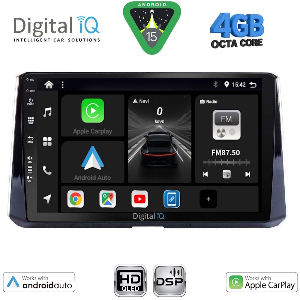 BXF6716_15 DIGITAL IQ BXF 16716_CPAA (10inc) MULTIMEDIA TABLET for TOYOTA COROLLA mod. 2019-2026 - Image 1