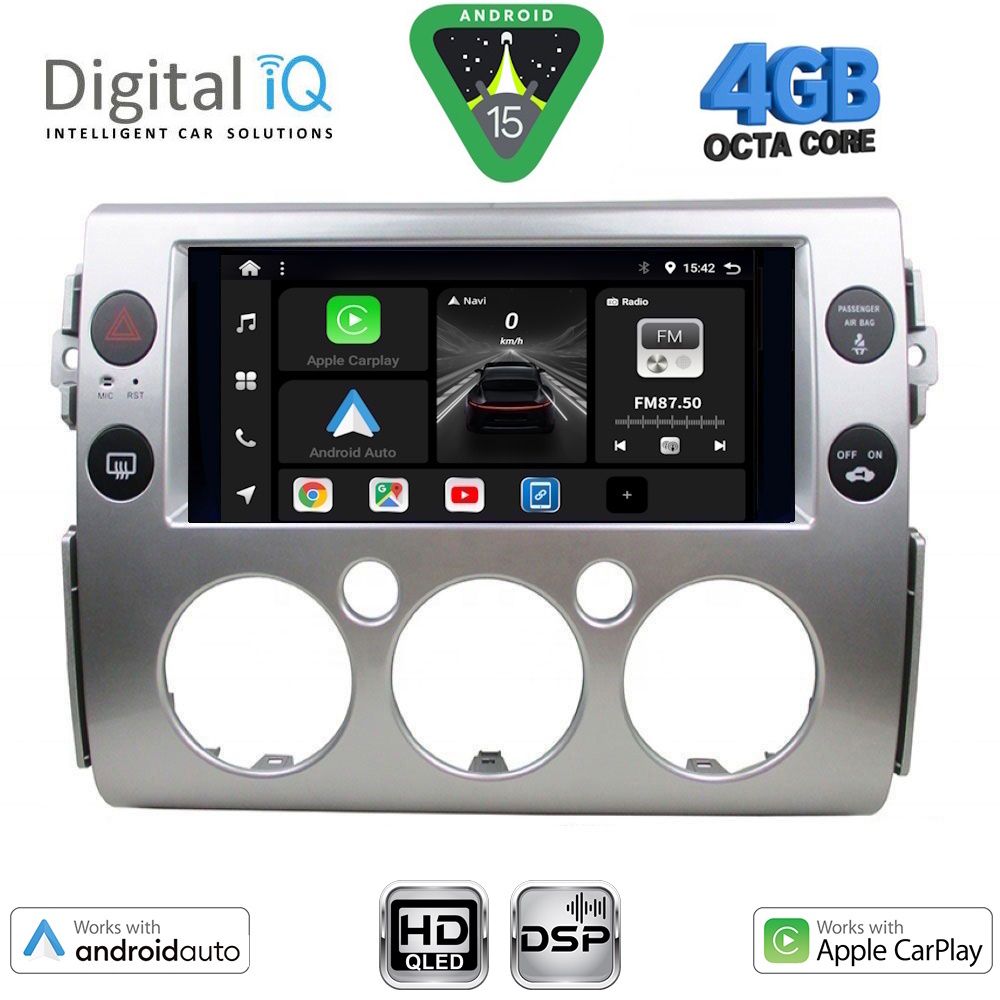 BXF6717_15 DIGITAL IQ BXF 16717_CPAA (9inc) MULTIMEDIA TABLET for TOYOTA FJ CRUISER mod. 2007-2022 - Image 1