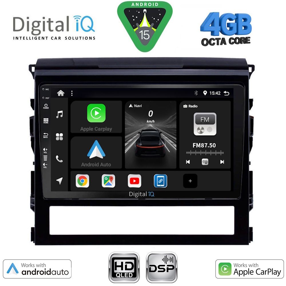 BXF6725_15 DIGITAL IQ BXF 16725_CPAA (9inc) MULTIMEDIA TABLET for TOYOTA LANDCRUISER mod. 2016-2019 - Image 1