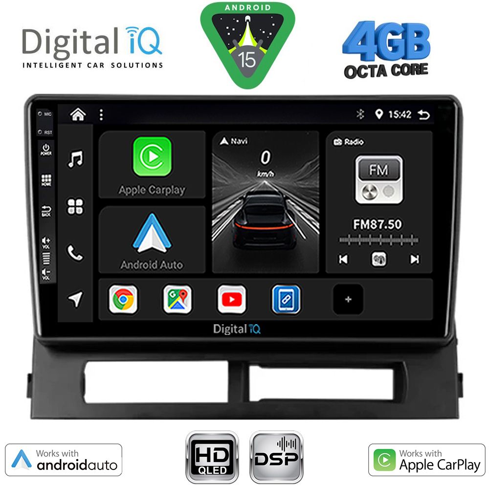 BXF6728DASH_15 DIGITAL IQ BXF 16728DASH_CPAA (9inc) MULTIMEDIA TABLET for TOYOTA PRIUS mod. 2003-2009 (Supports Original Clima-HYBRID) - Image 1