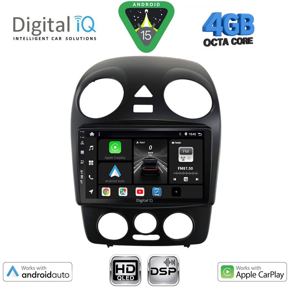 BXF6742_15 DIGITAL IQ BXF 16742_CPAA (9inc) MULTIMEDIA TABLET for VW BEETLE mod. 2004-2011 - Image 1