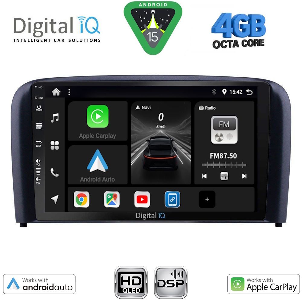 BXF6786_15 DIGITAL IQ BXF 16786_CPAA (9inc) MULTIMEDIA TABLET for VOLVO S80 mod. 1998-2006 - Image 1