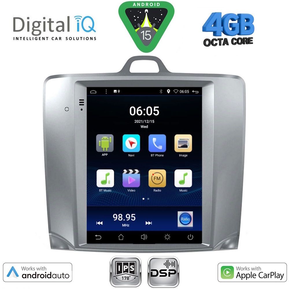 BXF6956_15 DIGITAL IQ BXF 6956_CPAA TESLA STYLE for FORD FOCUS mod. 2004-2011 - Image 1