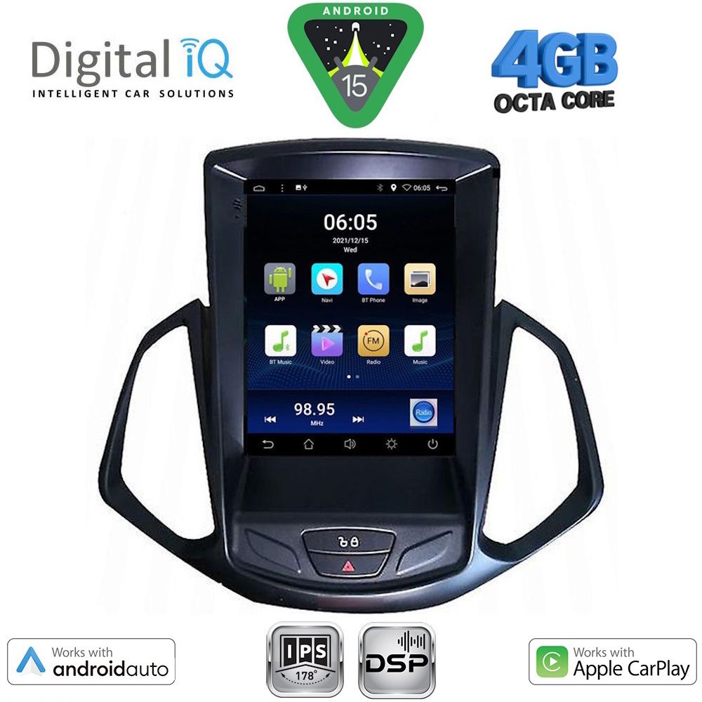 BXF6966_15 DIGITAL IQ BXF 6966_CPAA TESLA STYLE for FORD ECOSPORT mod. 2012-2018 - Image 1