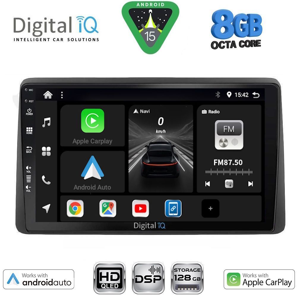 BXF7104_15 DIGITAL IQ BXF 18104_CPAA (10inc) MULTIMEDIA TABLET for DACIA DUSTER mod. 2019-2026 - Image 1