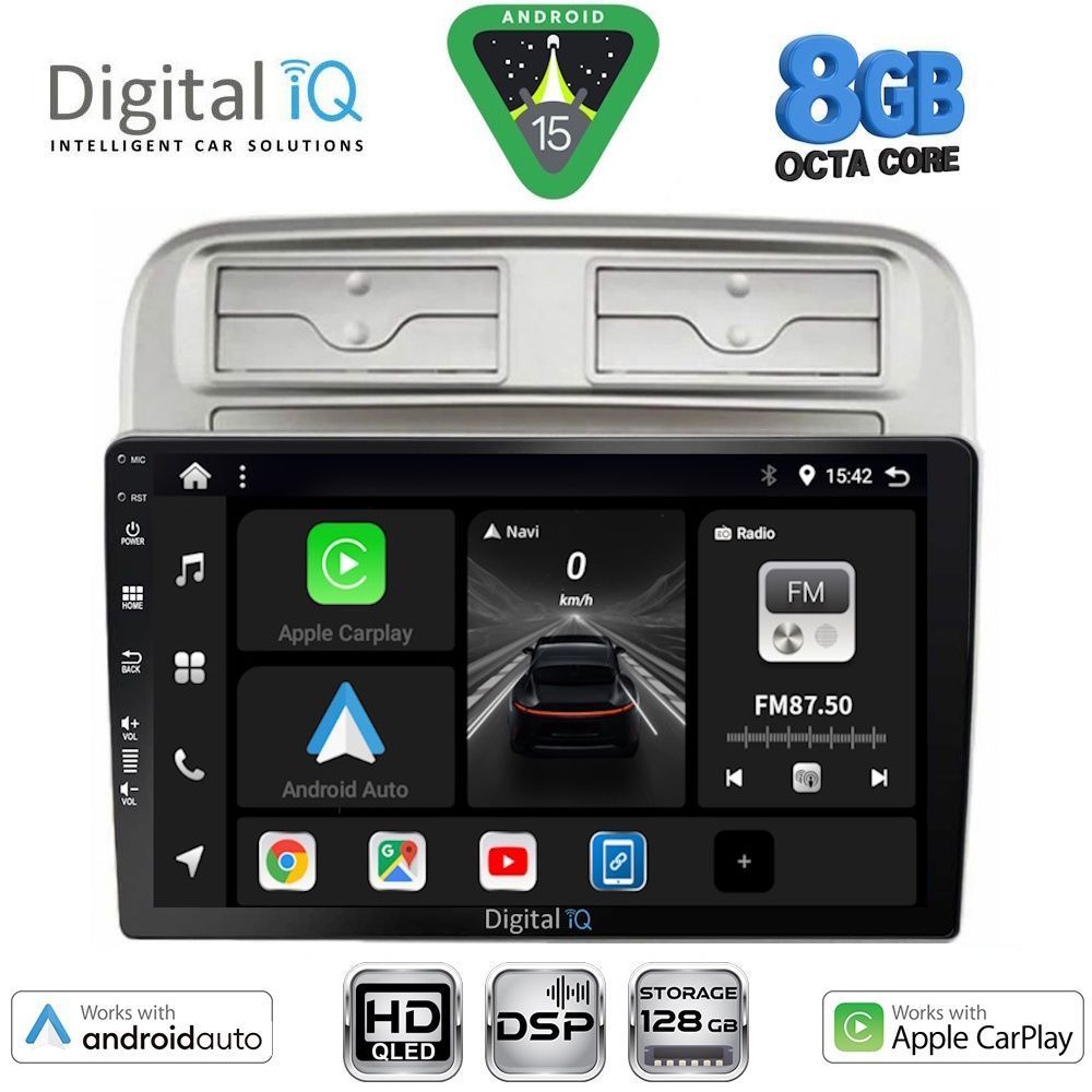 BXF7128_15 DIGITAL IQ BXF 18128_CPAA (9inc) MULTIMEDIA TABLET for FIAT GRANDE PUNTO mod. 2005-2012 - Image 1