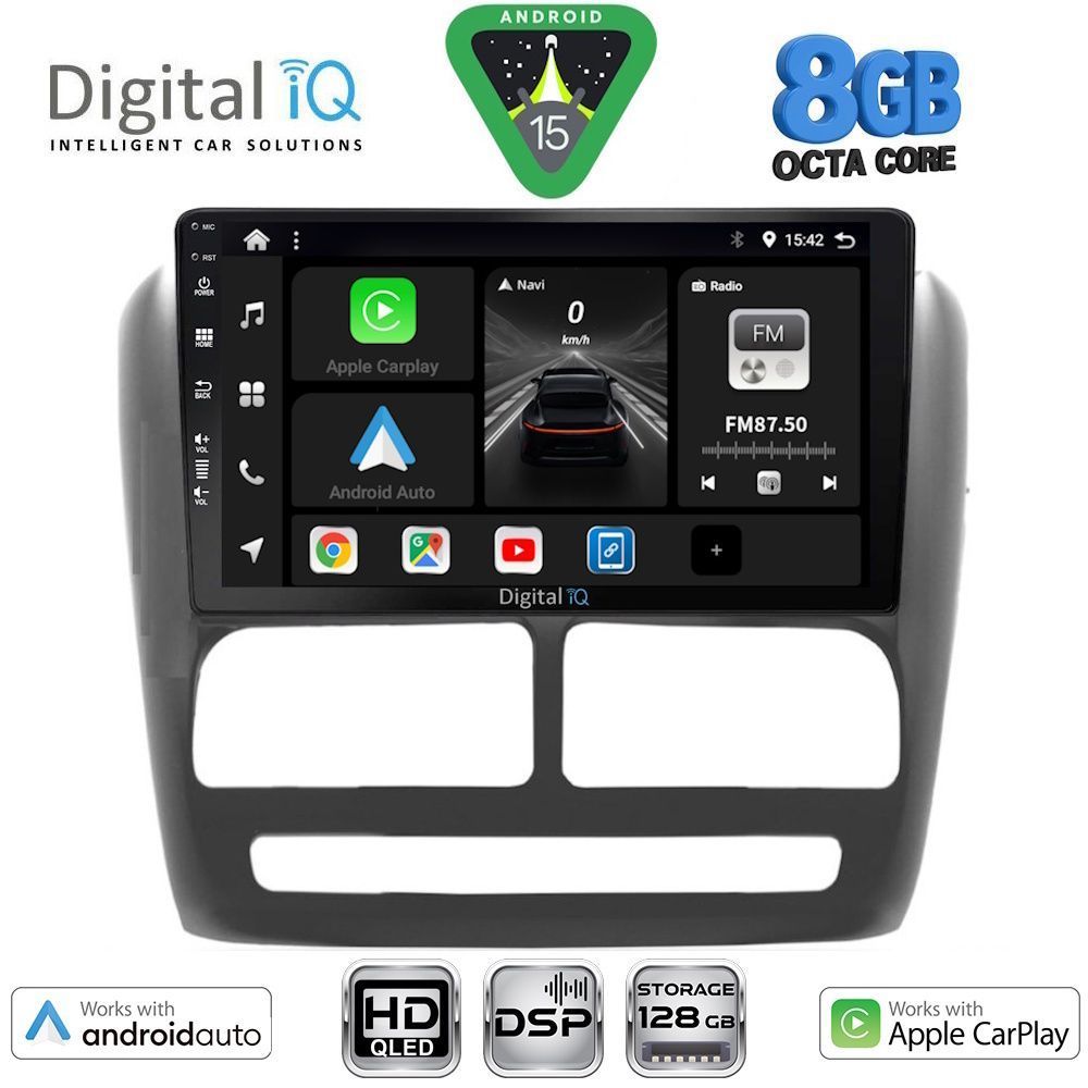 BXF7137_15 DIGITAL IQ BXF 18137_CPAA (9inc) MULTIMEDIA TABLET for FIAT DOBLO mod. 2010-2015 - Image 1