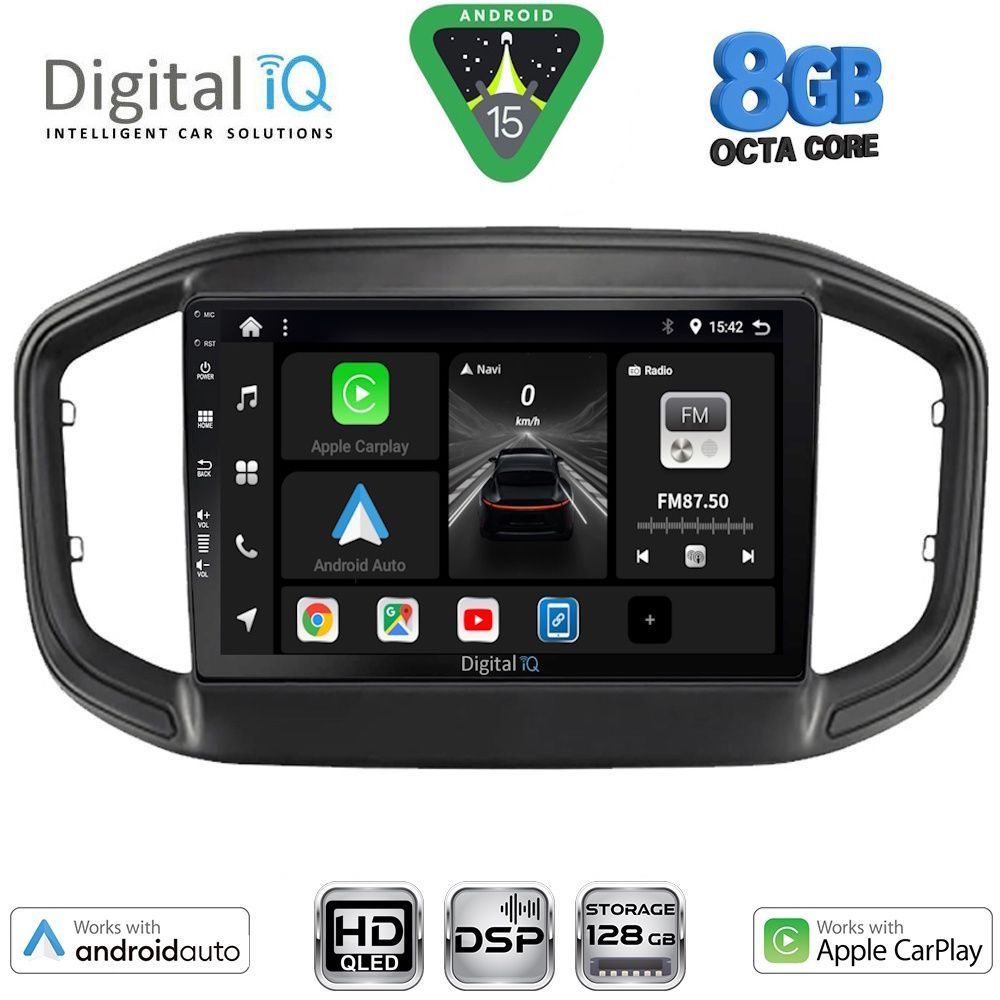 BXF7147_15 DIGITAL IQ BXF 18147_CPAA (9inc) MULTIMEDIA TABLET for FIAT STRADA mod. 2020-2026 - Image 1