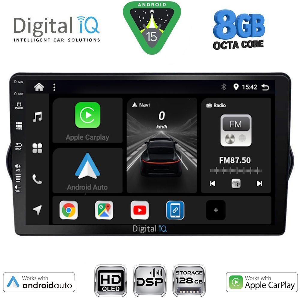 BXF7148_15 DIGITAL IQ BXF 18148_CPAA (9inc) MULTIMEDIA TABLET for FIAT TIPO mod. 2015-2023 - Image 1