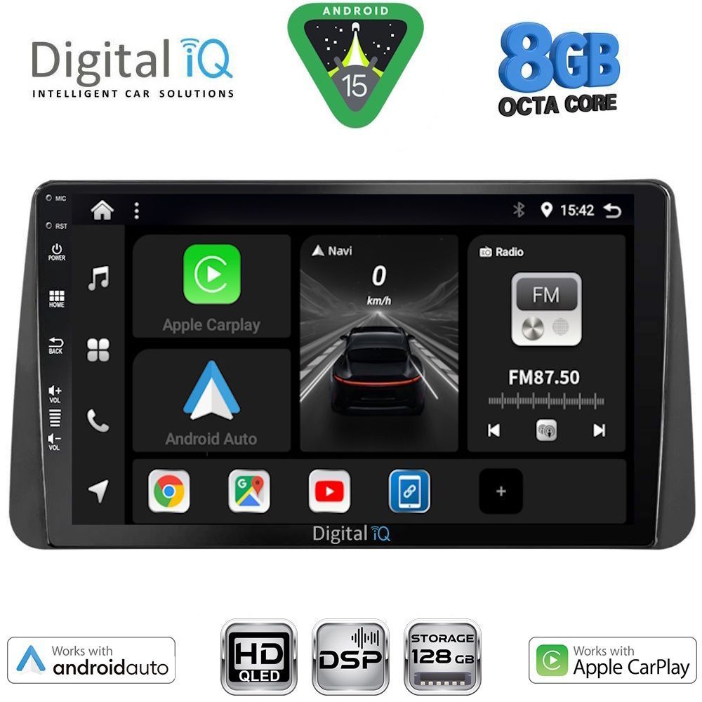 BXF7149_15 DIGITAL IQ BXF 18149_CPAA DASH (9inc) MULTIMEDIA TABLET for FIAT TIPO mod. 2018-2023 - Image 1
