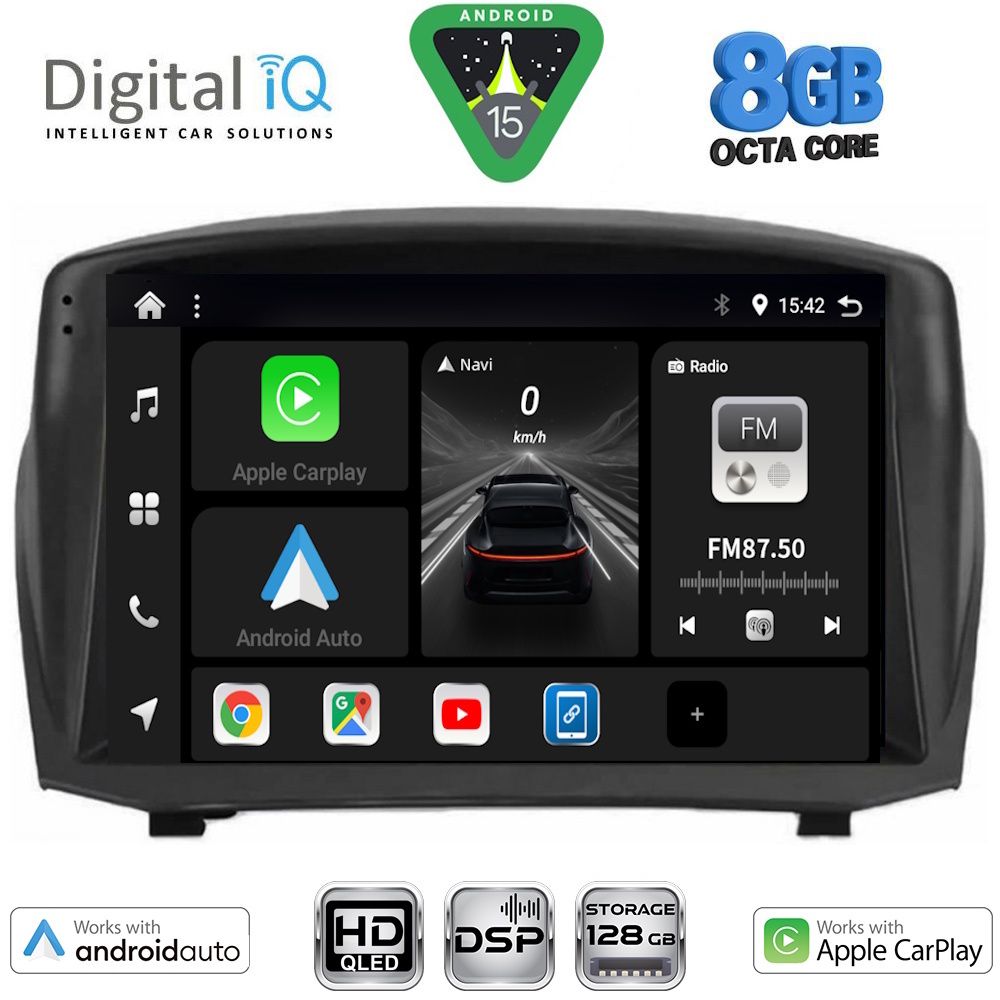 BXF7154B_15 DIGITAL IQ BXF 18154B_CPAA (9inc) MULTIMEDIA TABLET for FORD FIESTA mod. 2008-2017 - Image 1
