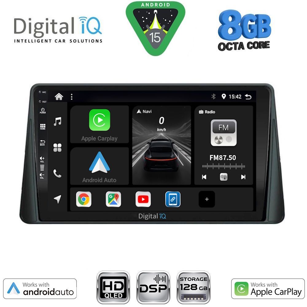 BXF7158_15 DIGITAL IQ BXF 18158_CPAA (9inc) MULTIMEDIA TABLET for FORD FOCUS mod. 2019-2025 - Image 1