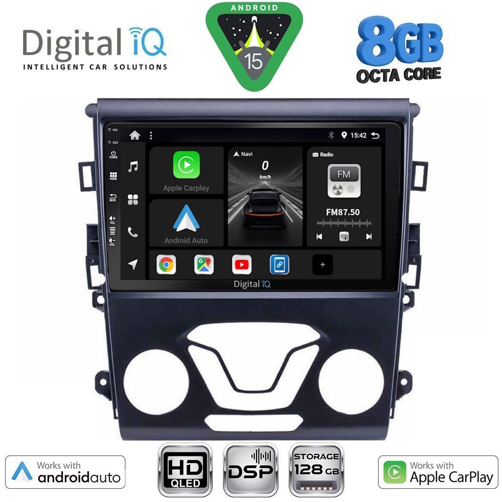 BXF7164_15 DIGITAL IQ BXF 18164_CPAA A/C (9inc) MULTIMEDIA TABLET for FORD MONDEO mod. 2014-2023 - Image 1