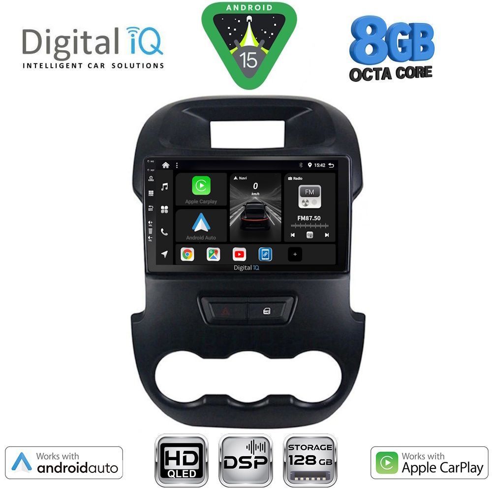 BXF7171_15 DIGITAL IQ BXF 18171_CPAA (9inc) MULTIMEDIA TABLET for FORD RANGER mod. 2011-2015 - Image 1