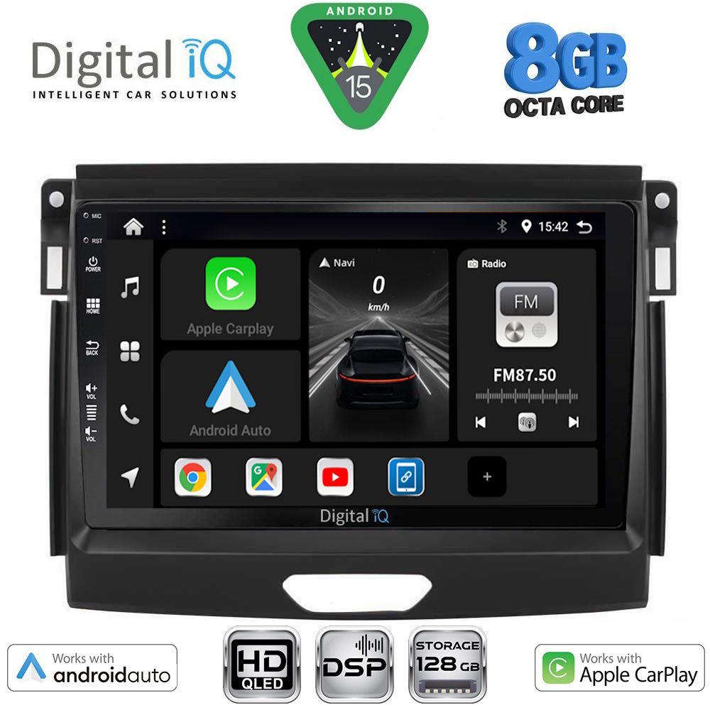BXF7172A_15 DIGITAL IQ BXF 18172A_CPAA (9inc) MULTIMEDIA TABLET for FORD RANGER mod. 2015-2018 - Image 1