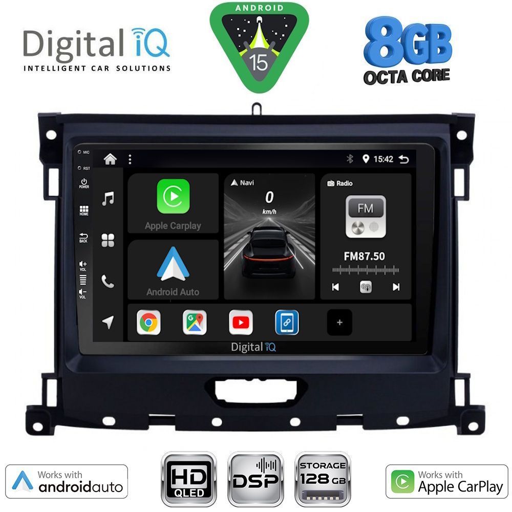 BXF7173_15 DIGITAL IQ BXF 18173_CPAA (9inc) MULTIMEDIA TABLET for FORD RANGER mod. 2018-2023 - Image 1