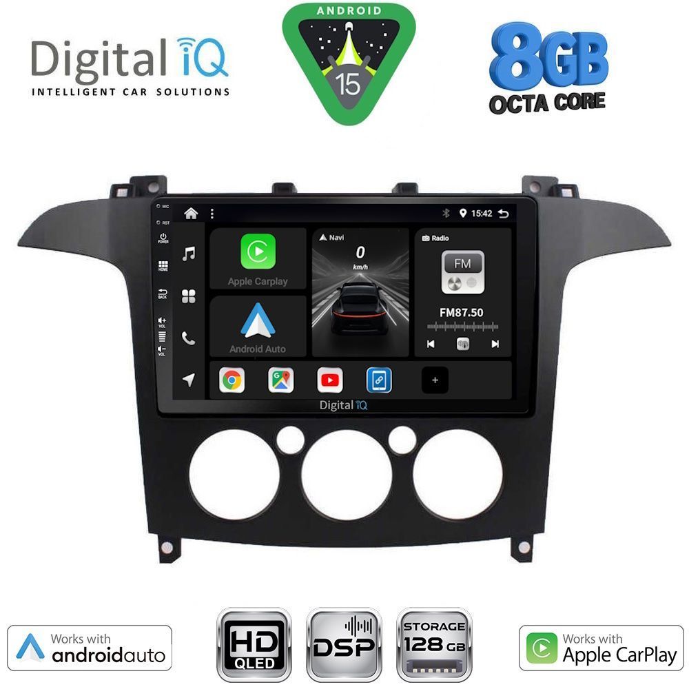 BXF7175AC_15 DIGITAL IQ BXF 18175_CPAA A/C (9inc) MULTIMEDIA TABLET for FORD SMAX mod. 2006-2014 - Image 1