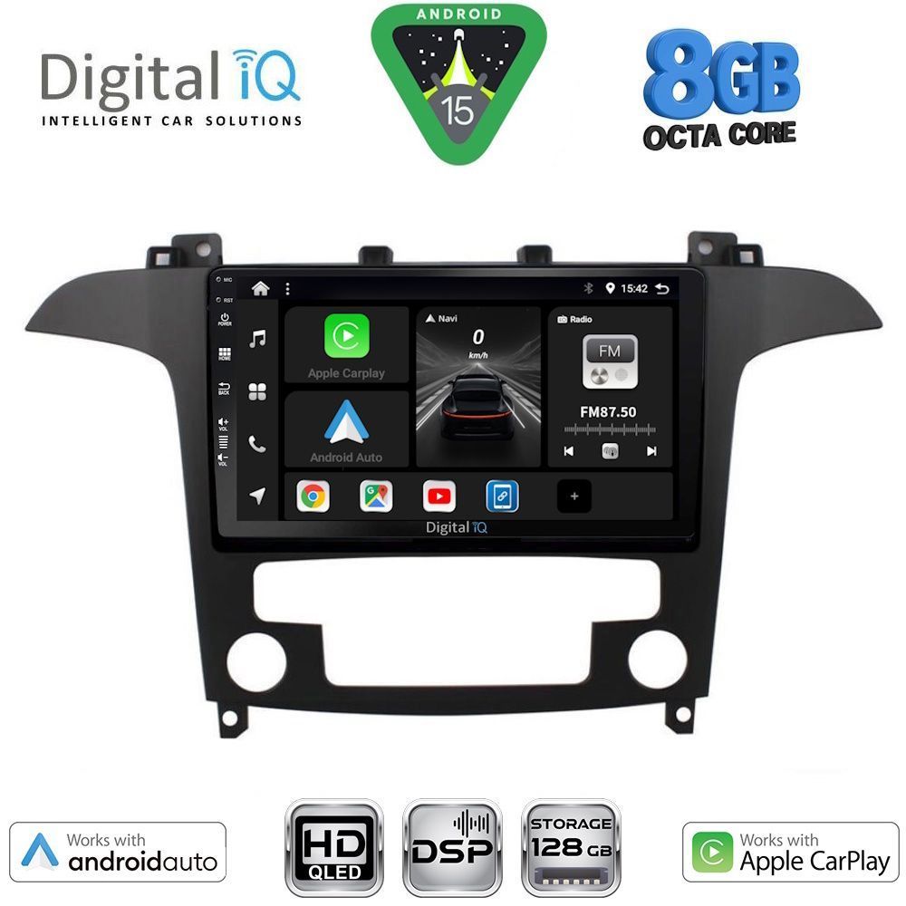 BXF7175CL_15 DIGITAL IQ BXF 18175_CPAA CLIMA (9inc) MULTIMEDIA TABLET for FORD SMAX mod. 2006-2014 - Image 1