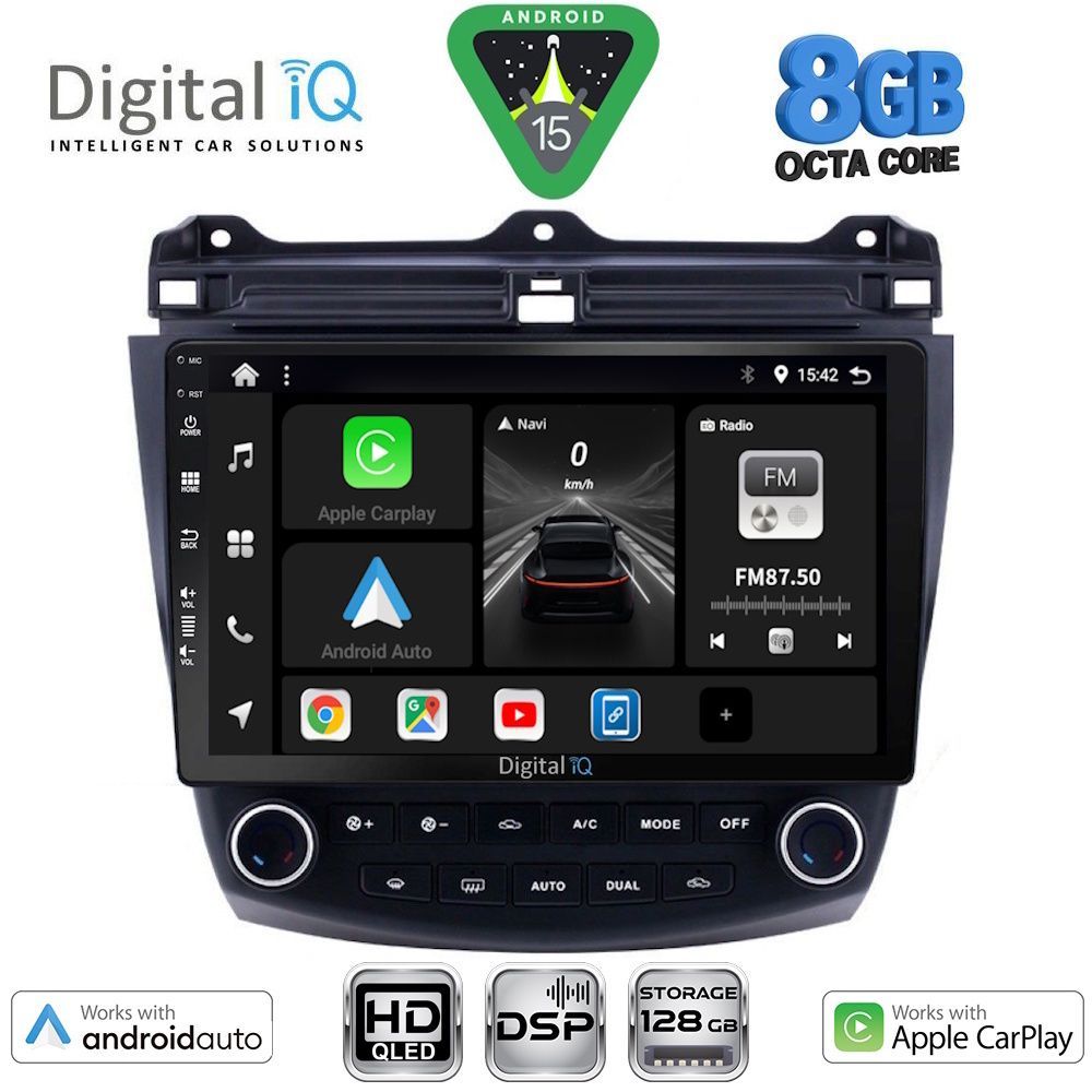 BXF7182_15 DIGITAL IQ BXF 18182_CPAA (10inc) MULTIMEDIA TABLET for HONDA ACCORD mod. 2003-2007 - Image 1