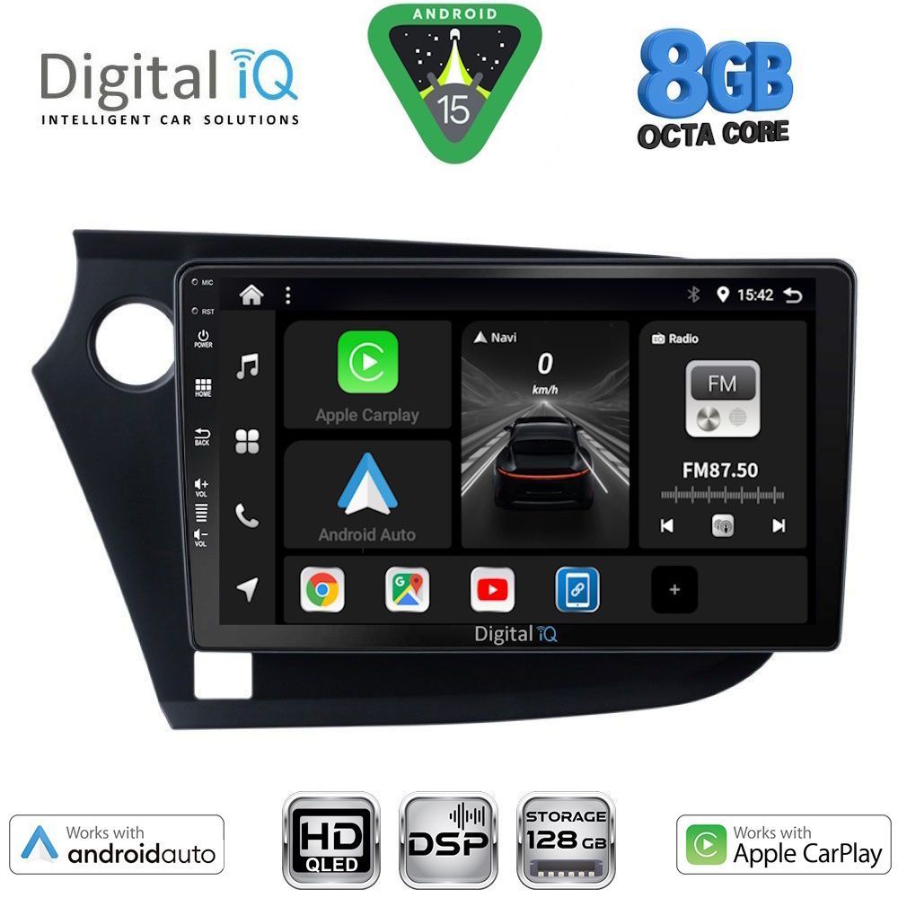 BXF7205_15 DIGITAL IQ BXF 18205_CPAA (9inc) MULTIMEDIA TABLET for HONDA INSIGHT mod. 2009-2014 - Image 1
