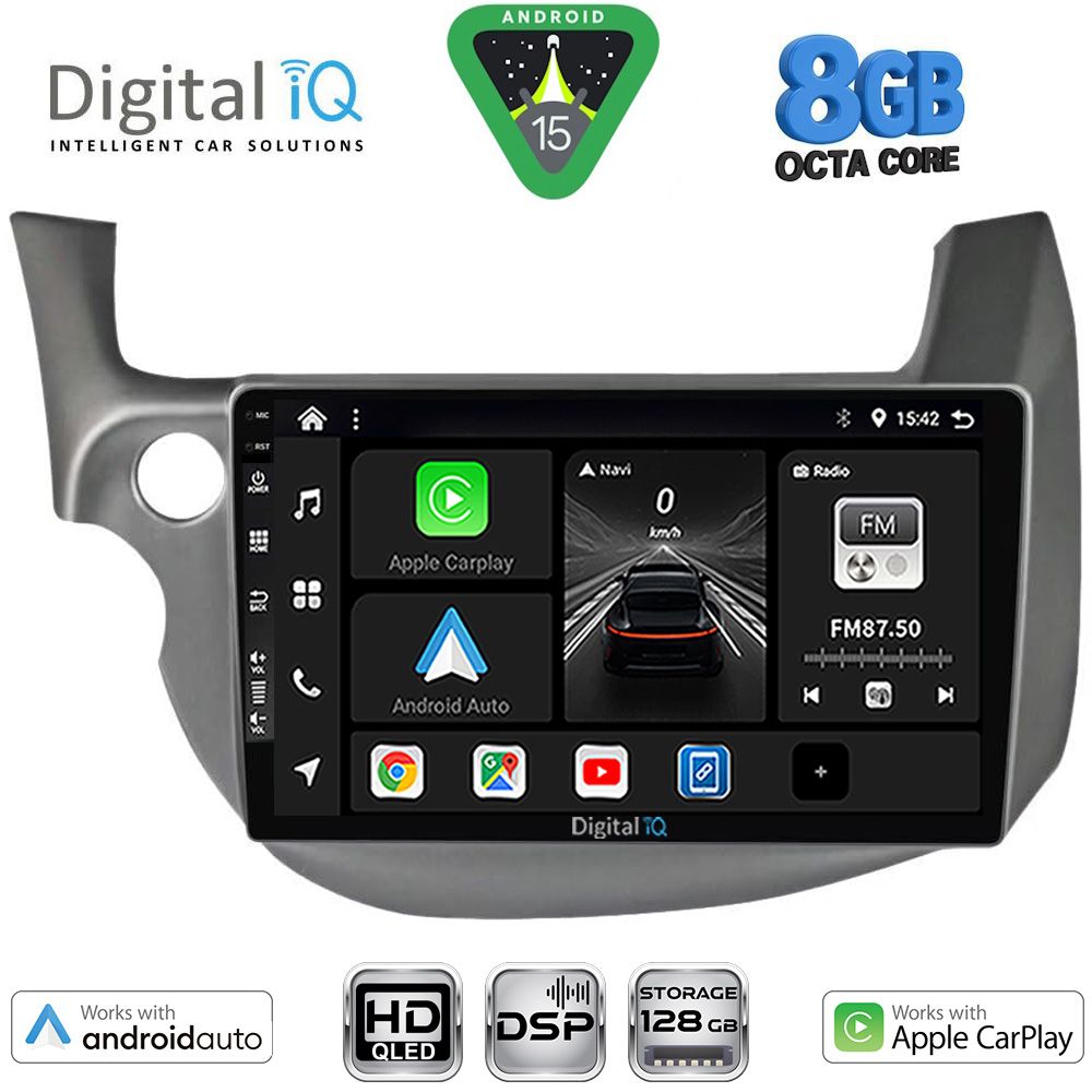 BXF7211_15 DIGITAL IQ BXF 18211_CPAA (10inc) MULTIMEDIA TABLET for HONDA JAZZ mod. 2008-2012 - Image 1