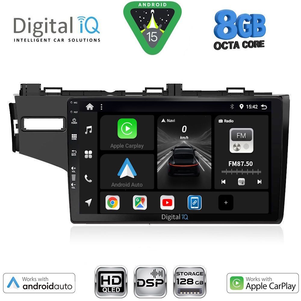 BXF7212_15 DIGITAL IQ BXF 18212_CPAA (10inc) MULTIMEDIA TABLET for HONDA JAZZ mod. 2013-2019 - Image 1