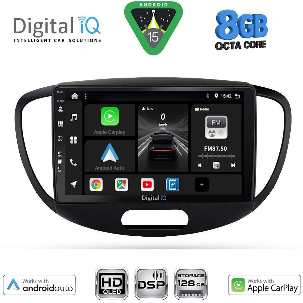 BXF7223_15 DIGITAL IQ BXF 18223_CPAA (9inc) MULTIMEDIA TABLET for HYUNDAI i10 mod. 2008-2013 - Image 1