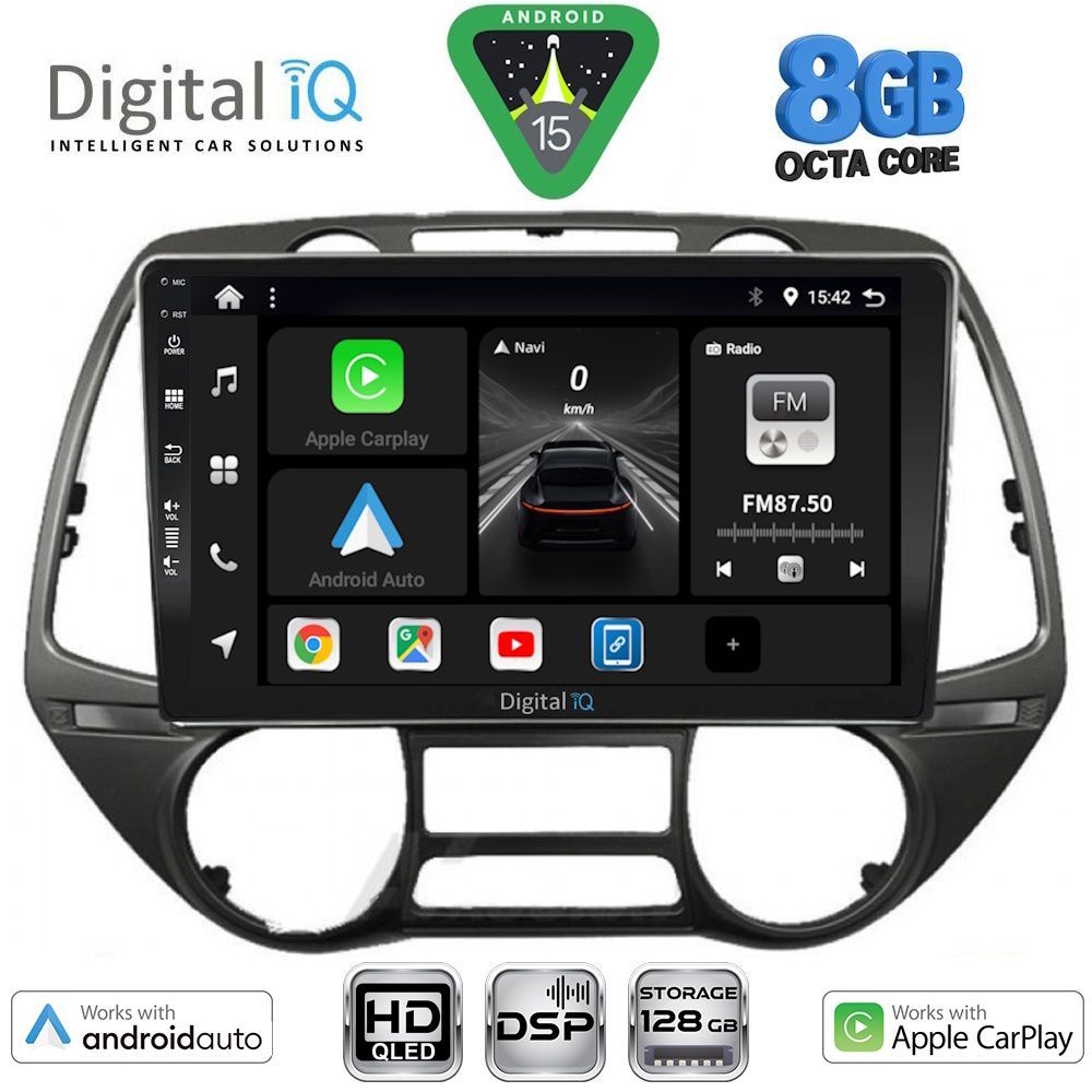 BXF7226_15 DIGITAL IQ BXF 18226_CPAA (9inc) MULTIMEDIA TABLET for HYUNDAI i20 mod. 2008-2014 - Image 1