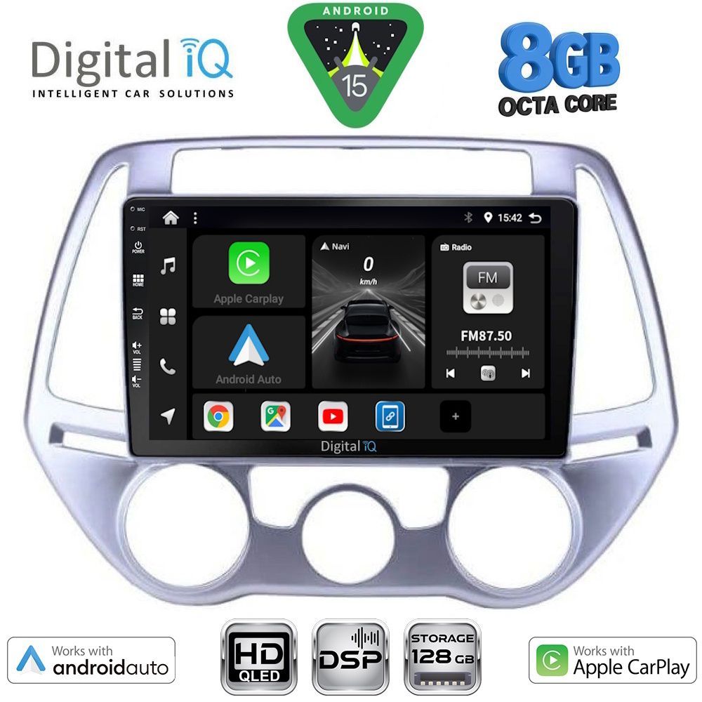 BXF7227AC_15 DIGITAL IQ BXF 18227_CPAA A/C (9inc) MULTIMEDIA TABLET for HYUNDAI i20 mod. 2008-2012 - Image 1
