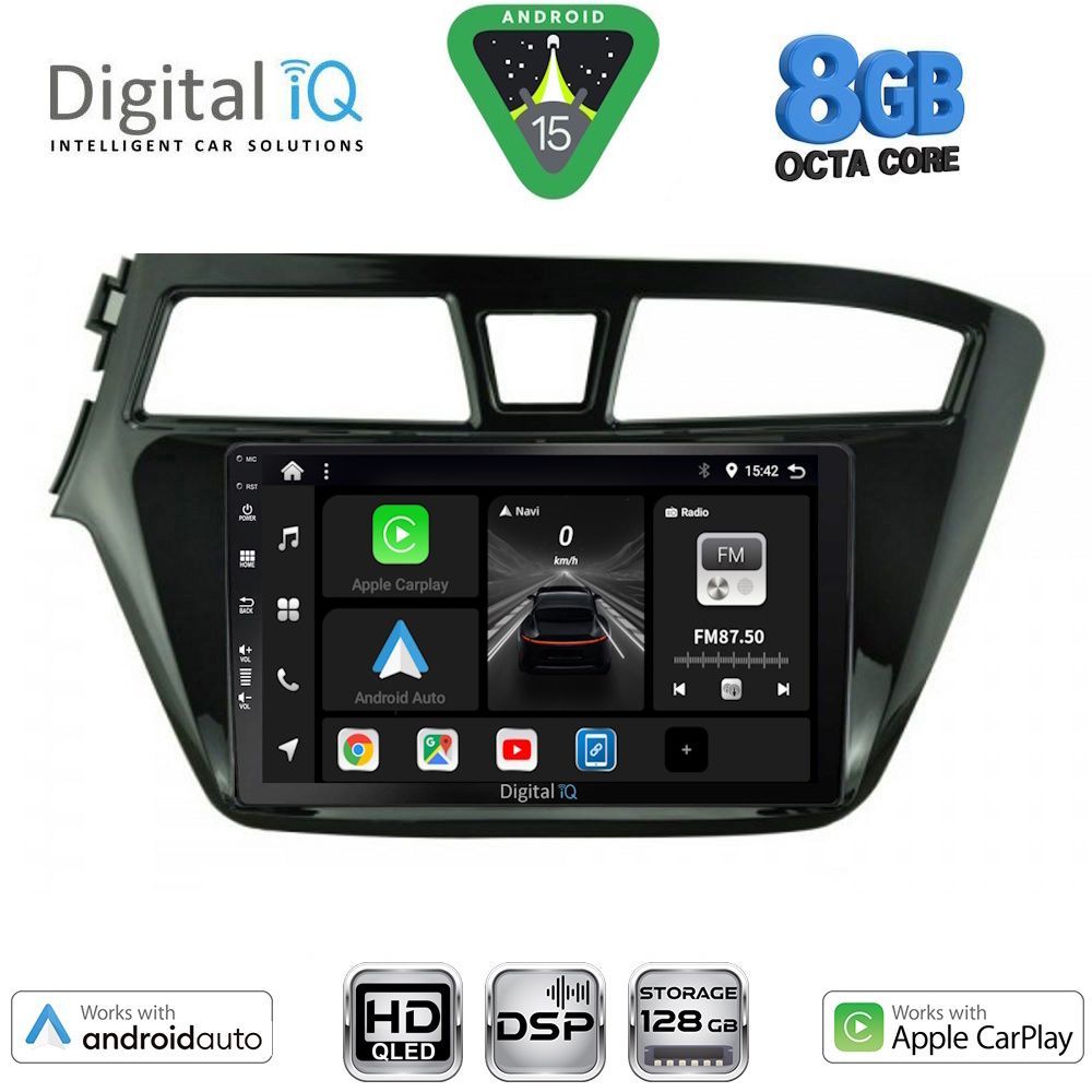BXF7229_15 DIGITAL IQ BXF 18229_CPAA (9inc) MULTIMEDIA TABLET for HYUNDAI i20 mod. 2014-2018 - Image 1