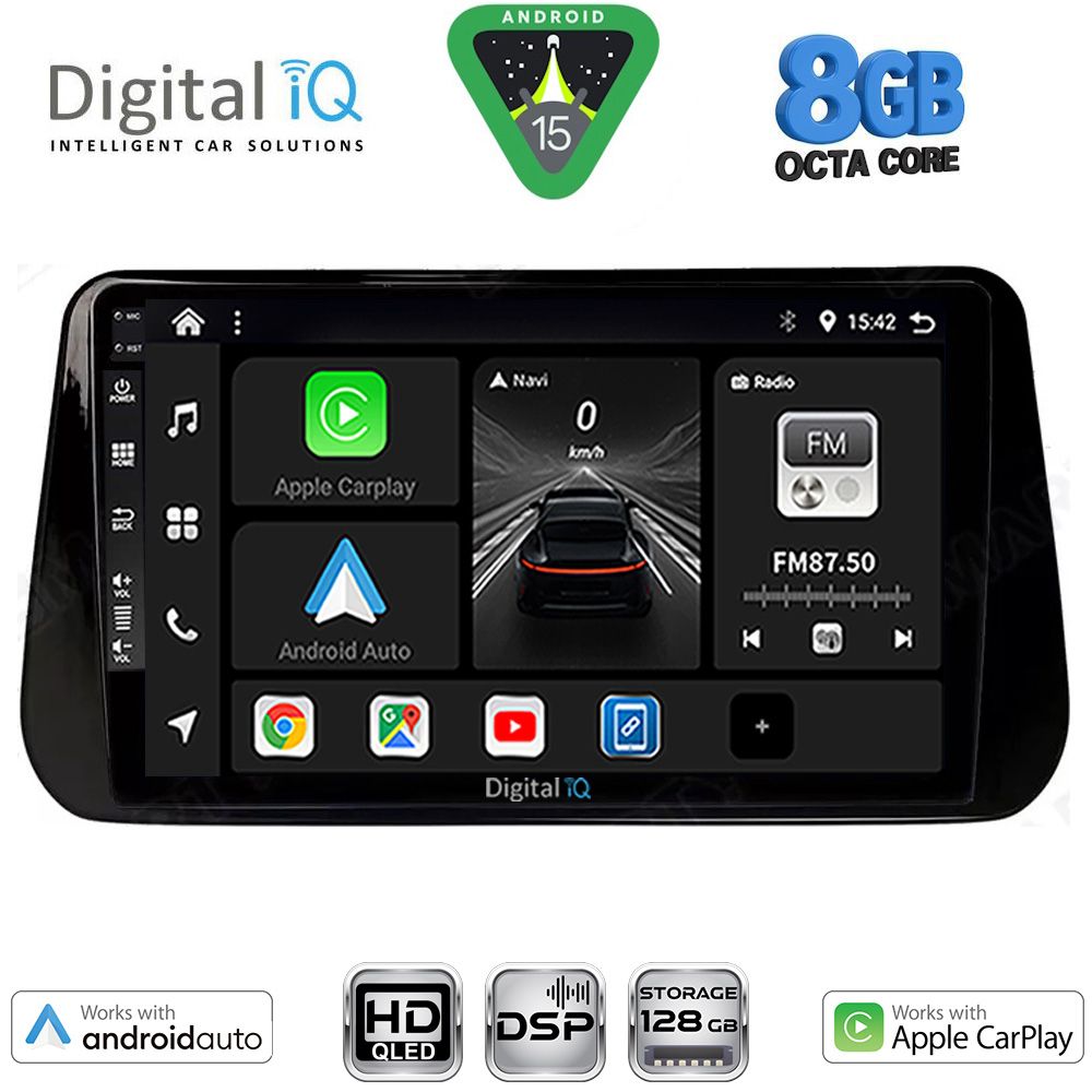 BXF7238B_15 DIGITAL IQ BXF 18238B_CPAA (10inc) MULTIMEDIA TABLET for HYUNDAI IX45 - SANTA FE mod. 2021-2023 - Image 1