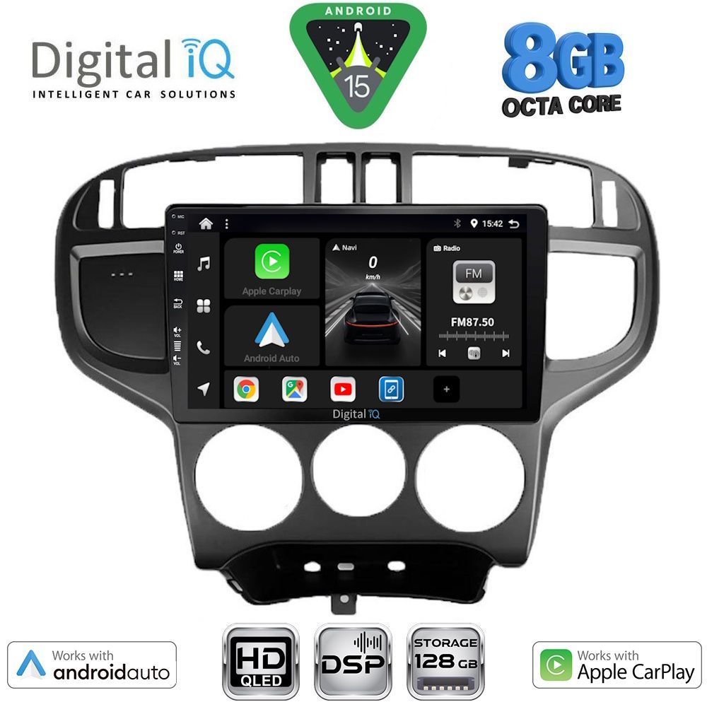 BXF7240_15 DIGITAL IQ BXF 18240_CPAA (9inc) MULTIMEDIA TABLET for HYUNDAI MATRIX mod. 2001-2010 - Image 1