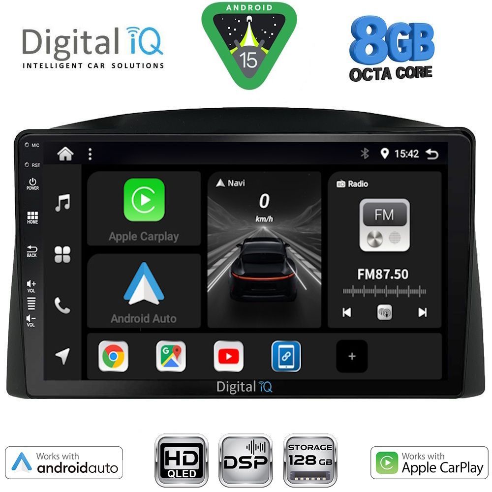 BXF7271_15 DIGITAL IQ BXF 18271_CPAA (10inc) MULTIMEDIA TABLET for JEEP GRAND CHEROKEE mod. 2005-2007 with Original Navi - Image 1