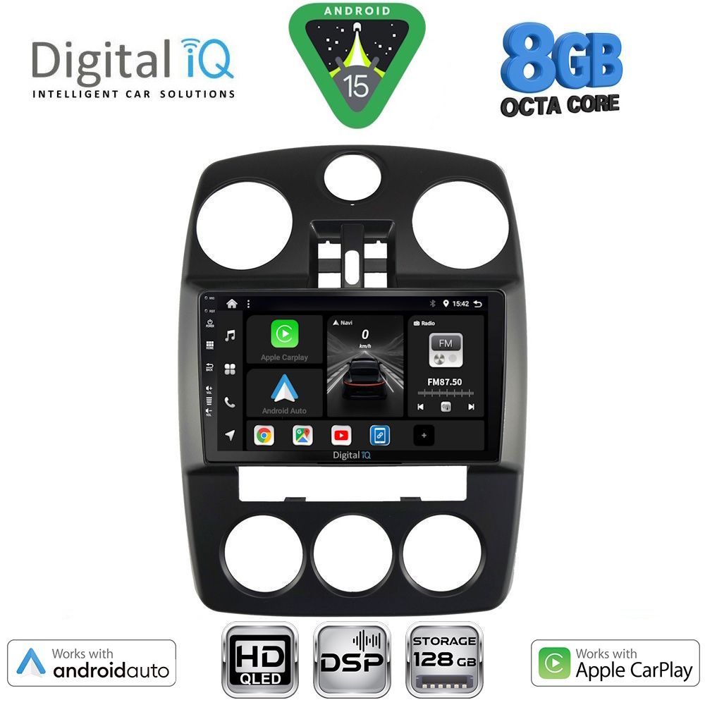 BXF7287_15 DIGITAL IQ BXF 18287_CPAA (9inc) MULTIMEDIA for CHRYSLER PT CRUISER mod. 2005-2010 - Image 1