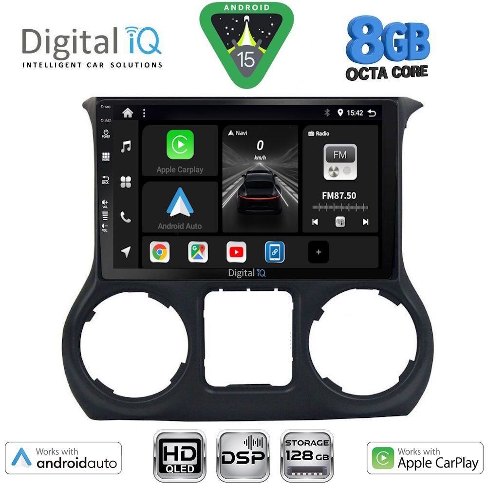 BXF7296_15 DIGITAL IQ BXF 18296_CPAA (10inc) MULTIMEDIA TABLET for JEEP WRANGLER mod. 2014-2017 - Image 1