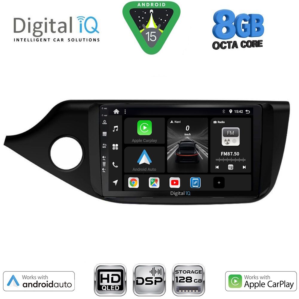 BXF7302_15 DIGITAL IQ BXF 18302_CPAA (9inc) MULTIMEDIA TABLET for KIA CEED mod. 2012-2018 - Image 1