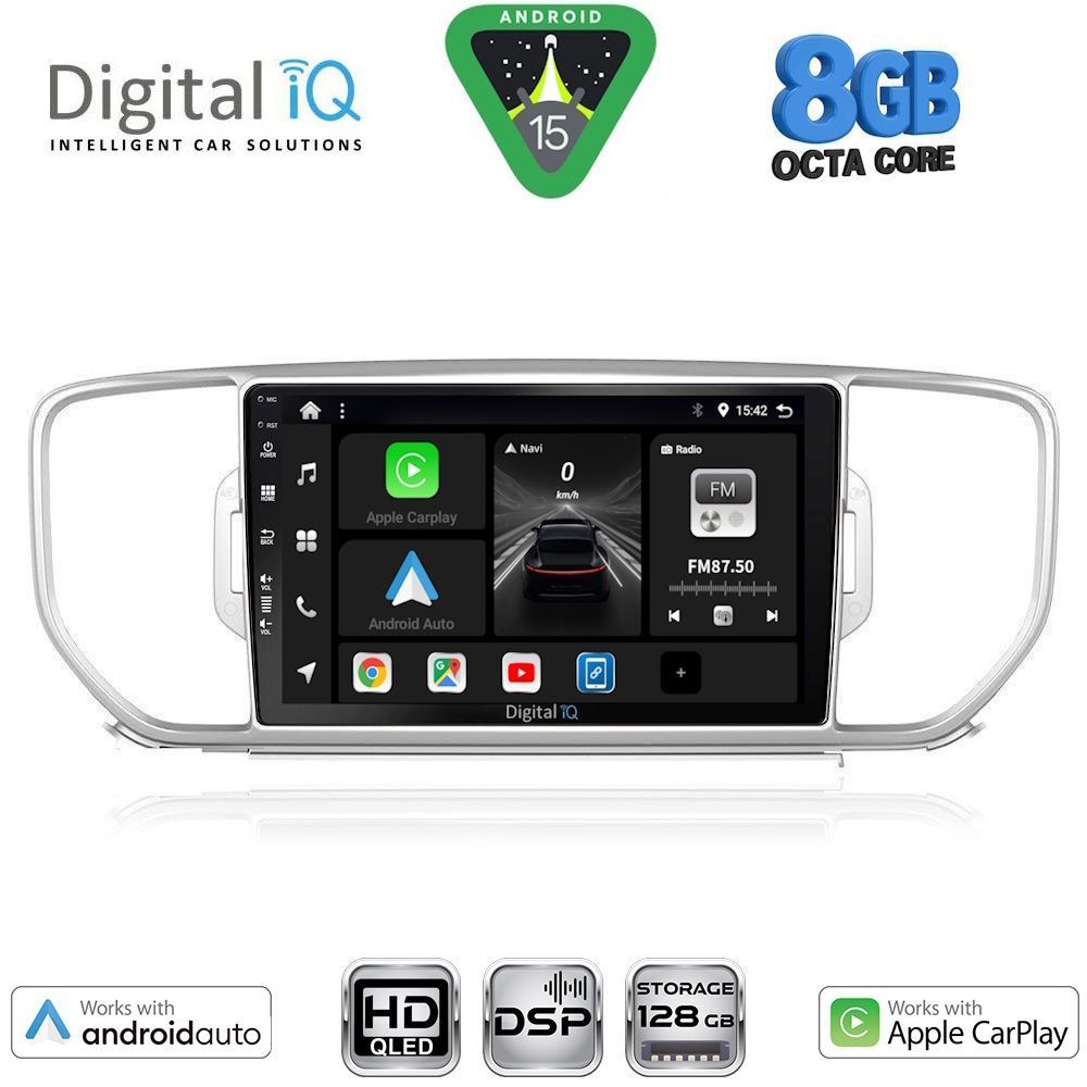 BXF7326_15 DIGITAL IQ BXF 18326_CPAA (9inc) MULTIMEDIA TABLET for KIA SPORTAGE mod. 2015-2018 - Image 1