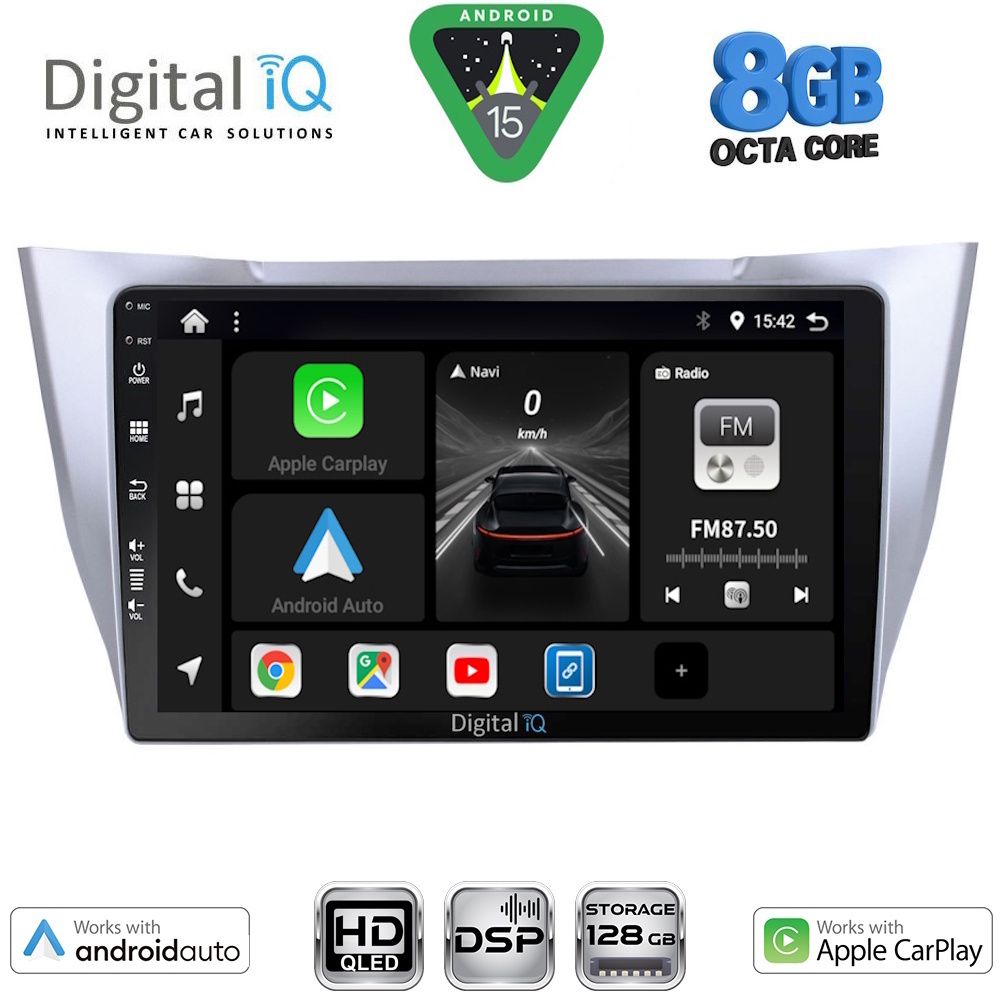 BXF7345SL_15 DIGITAL IQ BXF 18345SL_CPAA (10inc) MULTIMEDIA TABLET for LEXUS RX 300 – 400 mod. 2003-2008 - Image 1