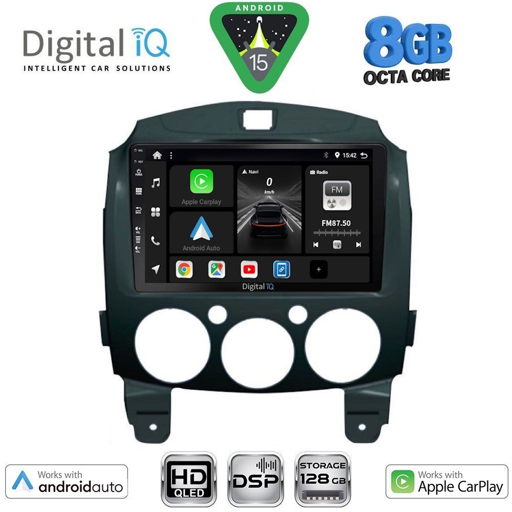 BXF7361_15 DIGITAL IQ BXF 18361_CPAA (9inc) MULTIMEDIA TABLET for MAZDA 2 mod. 2007-2014 - Image 1