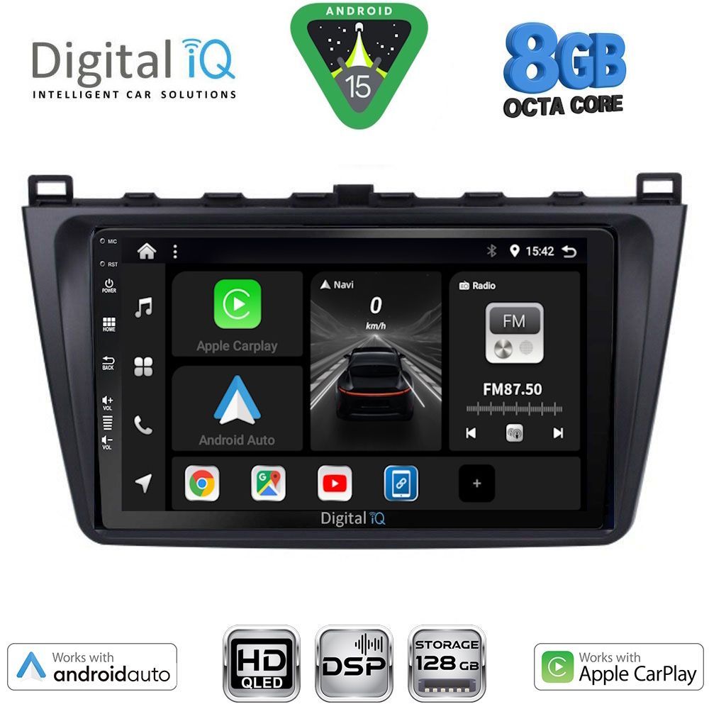 BXF7377_15 DIGITAL IQ BXF 18377_CPAA (9inc) MULTIMEDIA TABLET for MAZDA 6 mod. 2008-2012 - Image 1