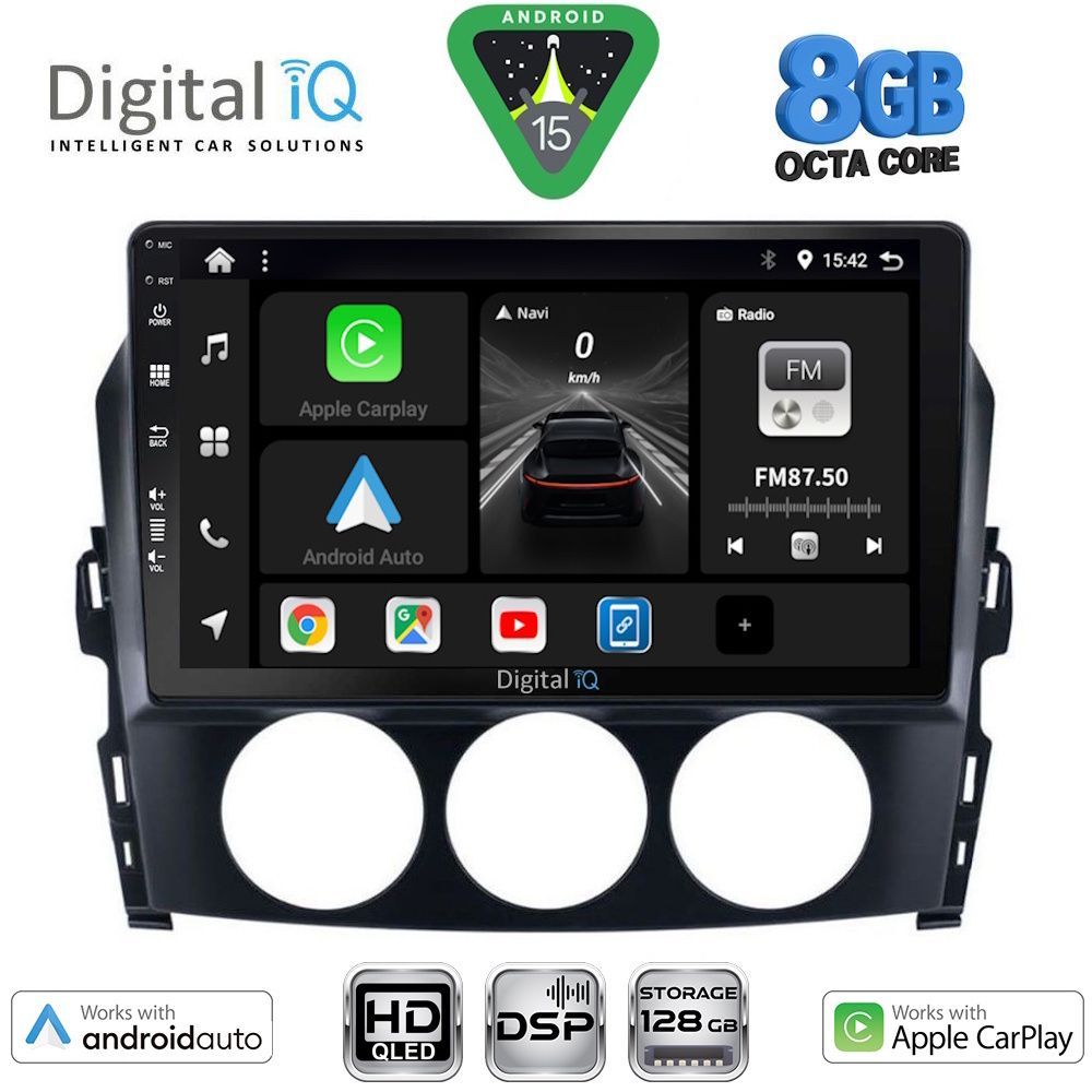 BXF7392_15 DIGITAL IQ BXF 18392_CPAA (9inc) MULTIMEDIA TABLET for MAZDA MX5 mod. 2005-2015 - Image 1