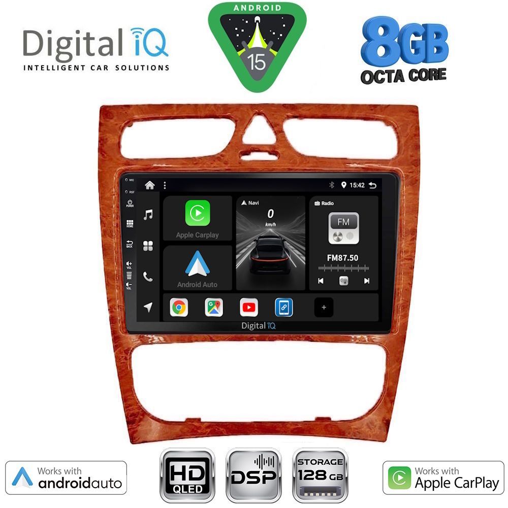 BXF7402CH_15 DIGITAL IQ BXF 18402CH_CPAA (9inc) MULTIMEDIA TABLET for MERCEDES C (W203) mod. 1999-2004 - Image 1