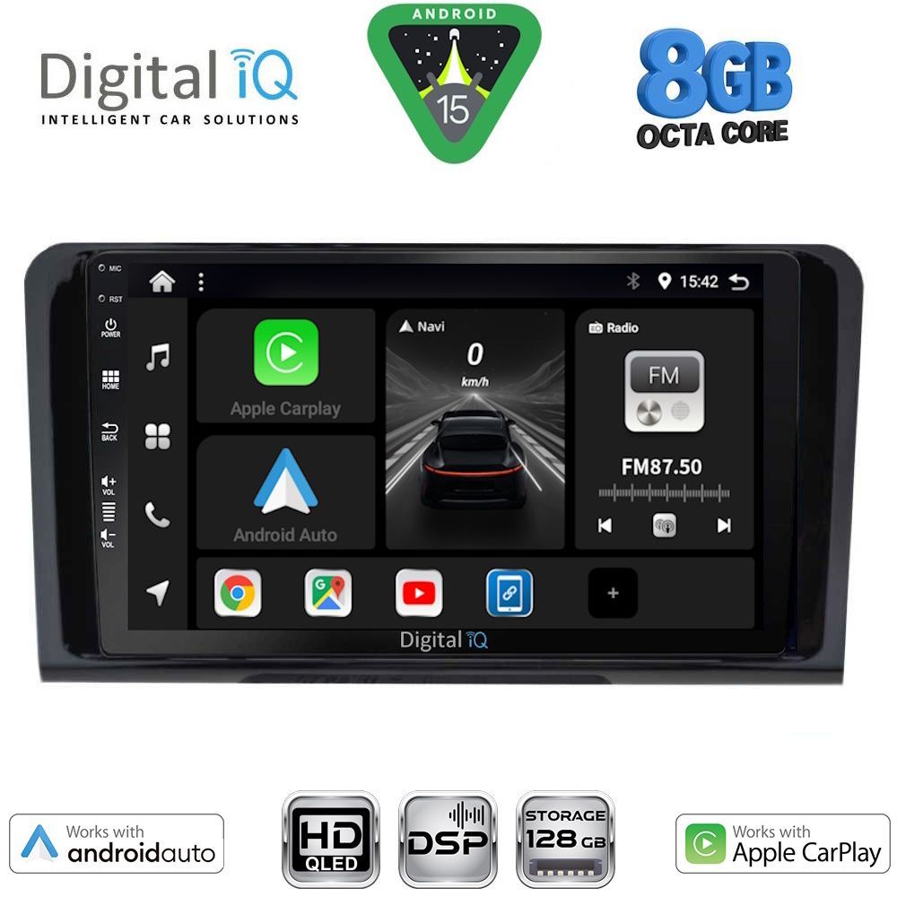 BXF7414_15 DIGITAL IQ BXF 18414_CPAA (9inc) MULTIMEDIA TABLET for MERCEDES ML (W164) – GL (X164) mod. 2005-2011 - Image 1