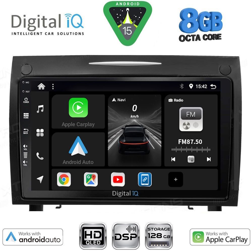 BXF7419_15 DIGITAL IQ BXF 18419_CPAA (9inc) MULTIMEDIA TABLET for MERCEDES SLK R171 mod. 2004-2010 - Image 1